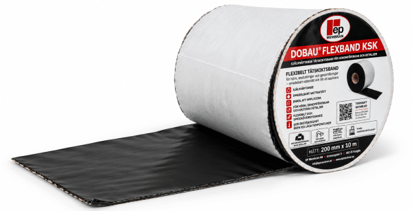 Zoom bild av Flexibelt bitumenbaserat tätskiktsband med hög vidhäftning och omedelbar vattentäthet
