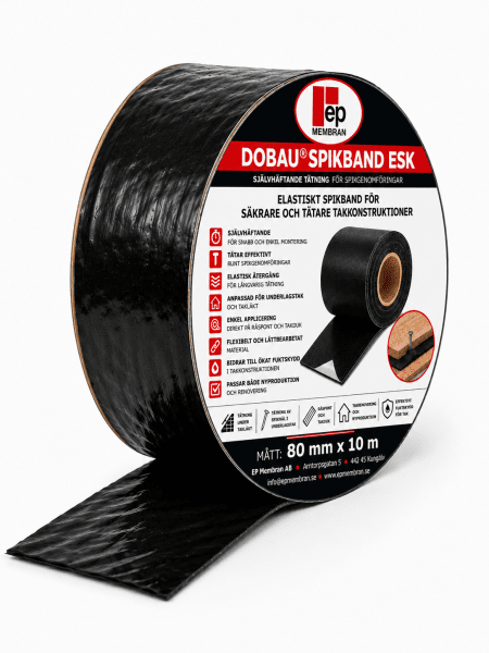 Zoom bild av Bitumenband för underlagstak och takläkt